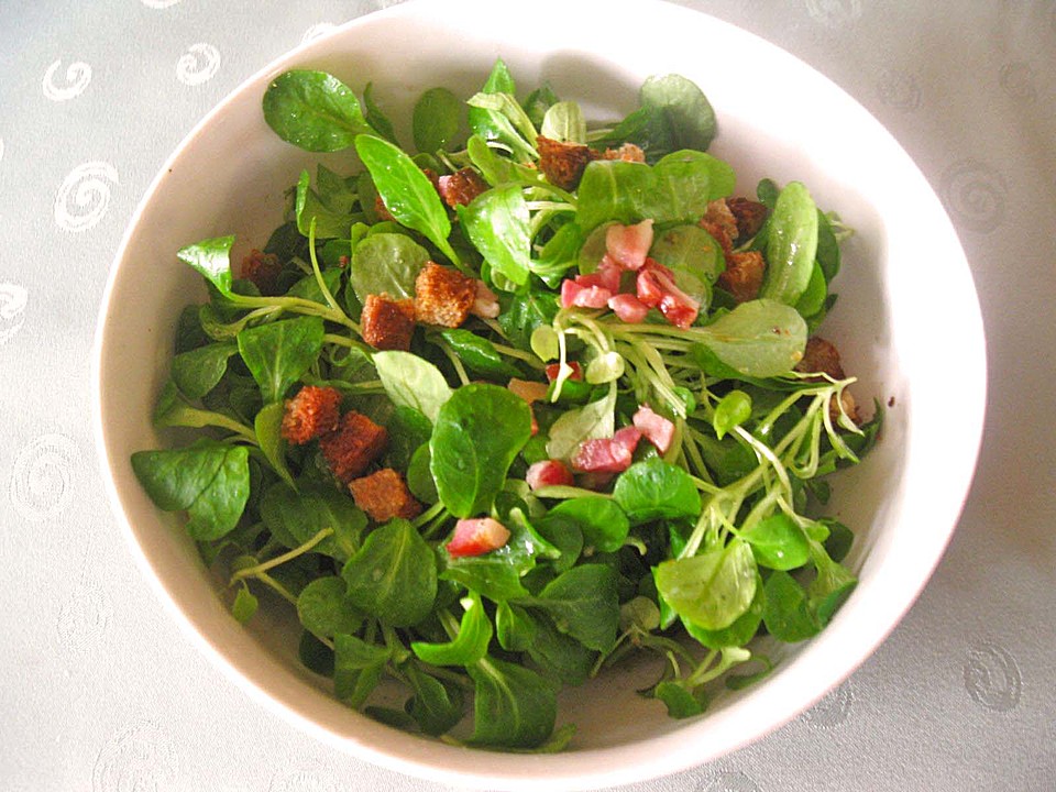 Feldsalat mit Speck von dad | Chefkoch.de