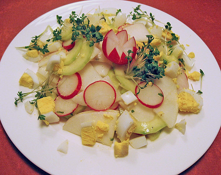 Rettich - Radieschen - Salat mit Senf - Dressing von carodelphin ...