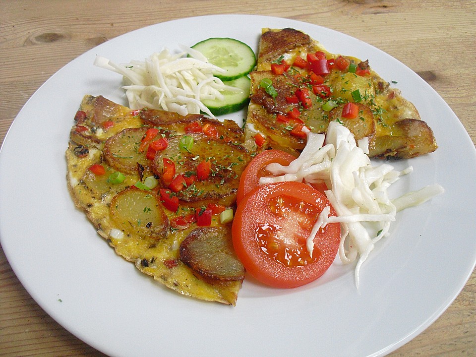 Kartoffel - Omelett mit Paprika von sramaravilla | Chefkoch.de