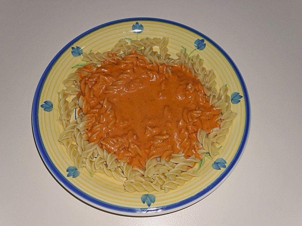 Tomaten - Frischkäse Soße von Süßschnautze | Chefkoch.de