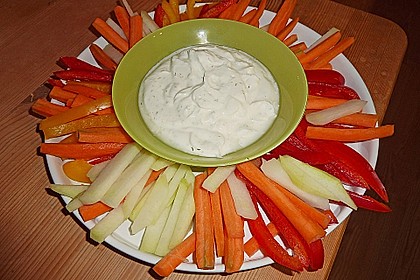 Kräuterdip zu Rohkost 1