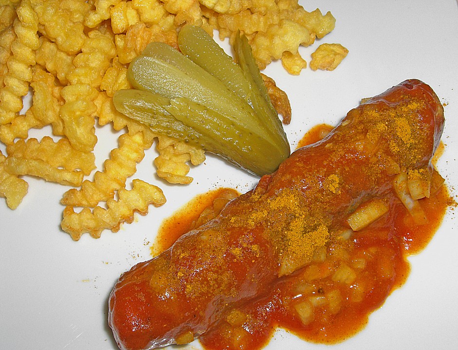 Currywurst mit scharfen Zwiebeln von darth-tommy | Chefkoch.de
