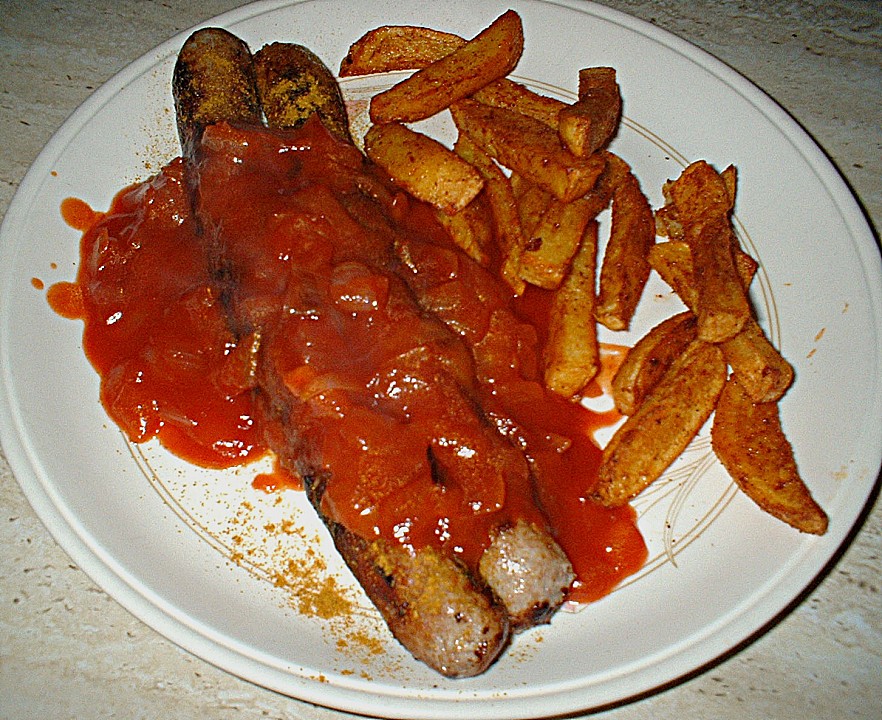 Currywurst mit scharfen Zwiebeln von darth-tommy | Chefkoch.de