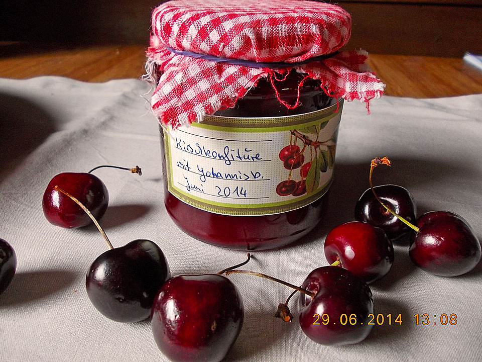 Kirschmarmelade mit schwarzen Johannisbeeren von Sylkostar | Chefkoch.de