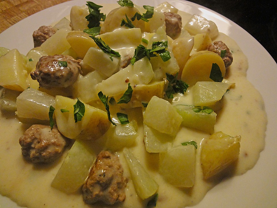 Kohlrabi-Ragout mit Klößchen von Katse | Chefkoch.de