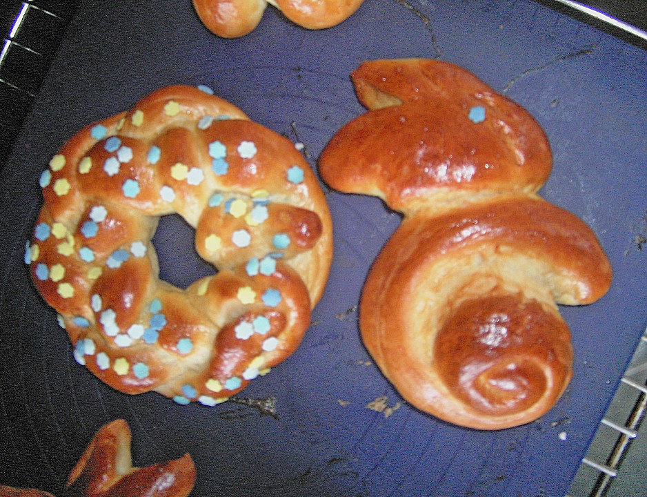 Süße Hefe-Hasen von sunshine_franzi | Chefkoch.de