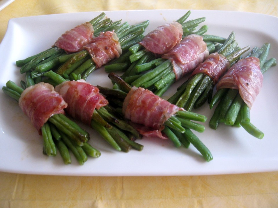 Überbackene grüne Bohnen mit Bacon von nja1 | Chefkoch.de