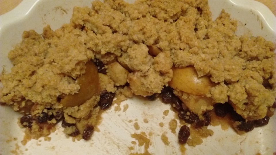 Apfel Crumble mit Vanilleeis von emeyer5 | Chefkoch.de