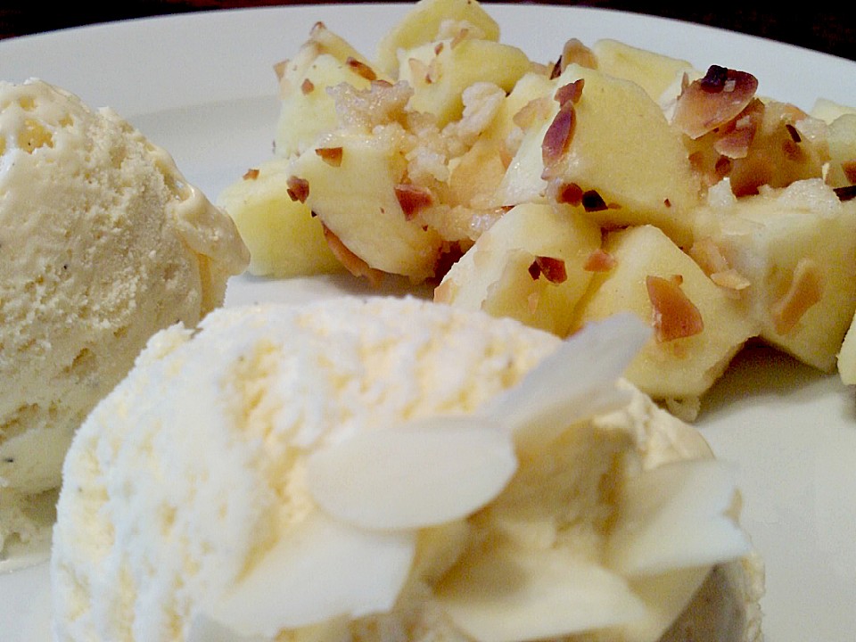 Apfel Crumble mit Vanilleeis von emeyer5 | Chefkoch.de