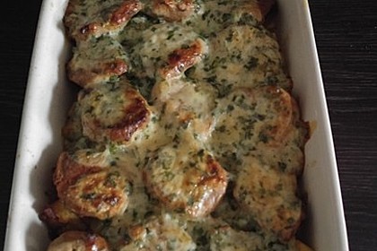 Bratkartoffelauflauf mit Schnitzel 17