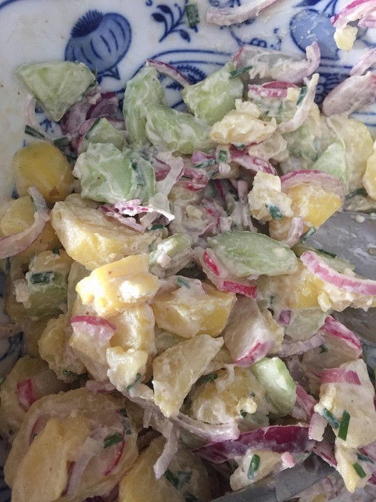 Kartoffelsalat, leicht und frisch von Apelandera | Chefkoch.de