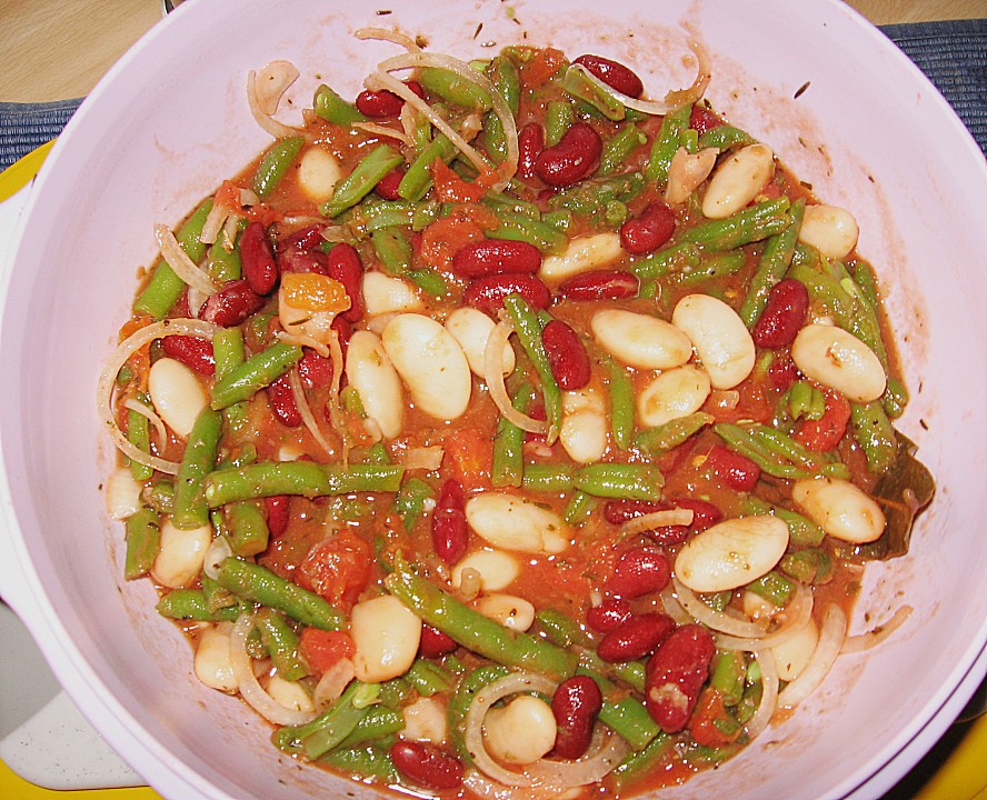 Bohnensalat mit Tomaten und rotem Pesto von Frau_Keppler | Chefkoch.de