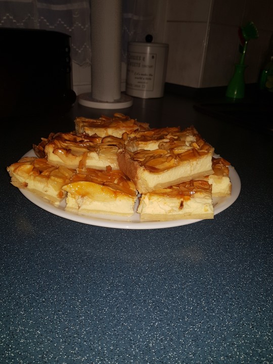 Apfel - Käsekuchen vom Blech von Bärchenknutscher | Chefkoch.de