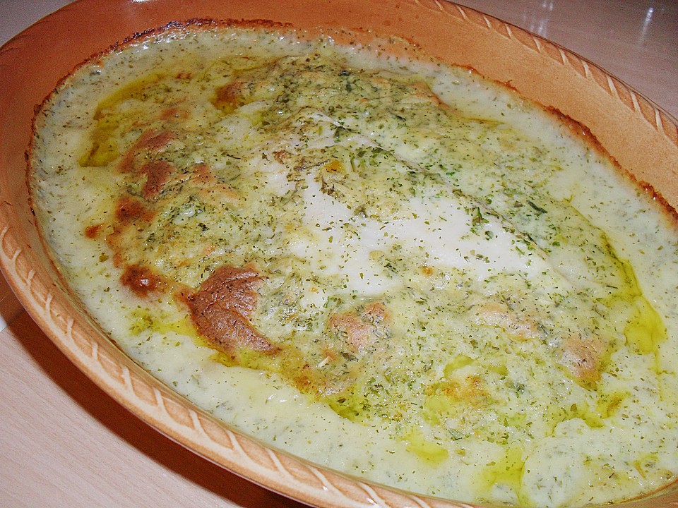 Seelachsfilet in Kräutersoße von rabre1 | Chefkoch.de