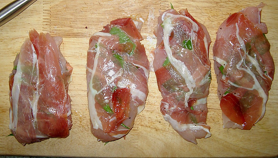 Hühnerbrust mit Prosciutto Crudo von oasing Chefkoch.de