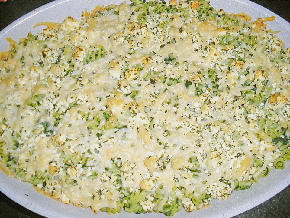 Nudelauflauf mit Spinat und Feta von Eulalie | Chefkoch.de