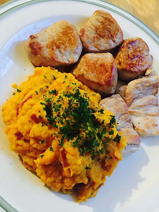 Süßkartoffelpüree mit Curry von bloody_squirrel | Chefkoch.de
