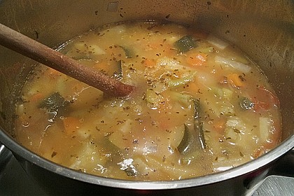 Gemüsesuppe mit Quinoa 4