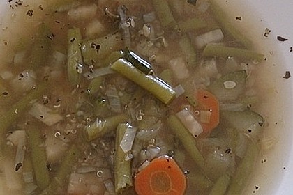 Gemüsesuppe mit Quinoa 5