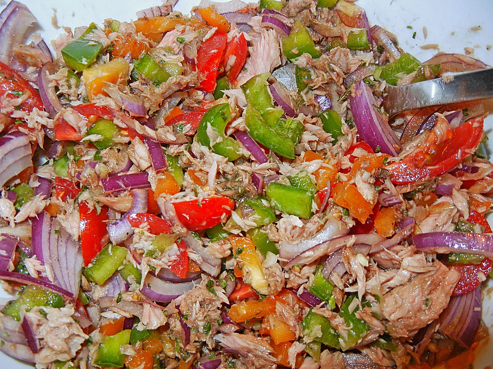 Paprika Thunfisch Salat von nwinter Chefkoch.de
