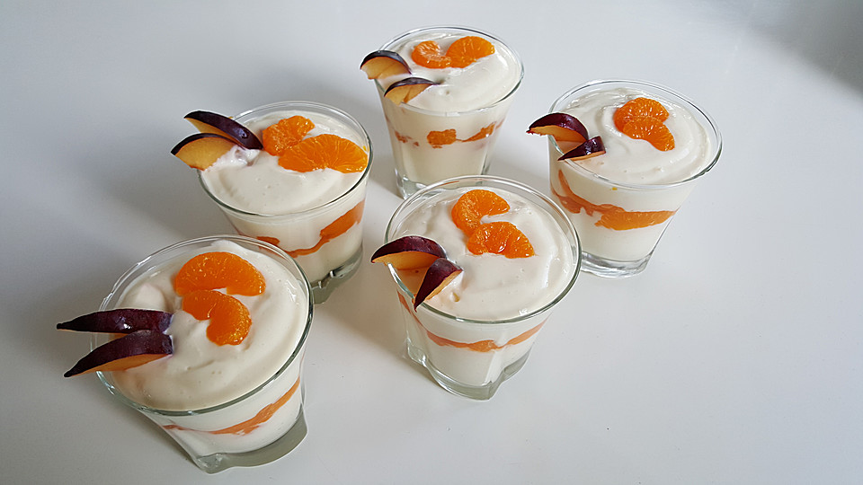 Schnelles Mandarinen - Quark - Dessert von Englishrose | Chefkoch.de