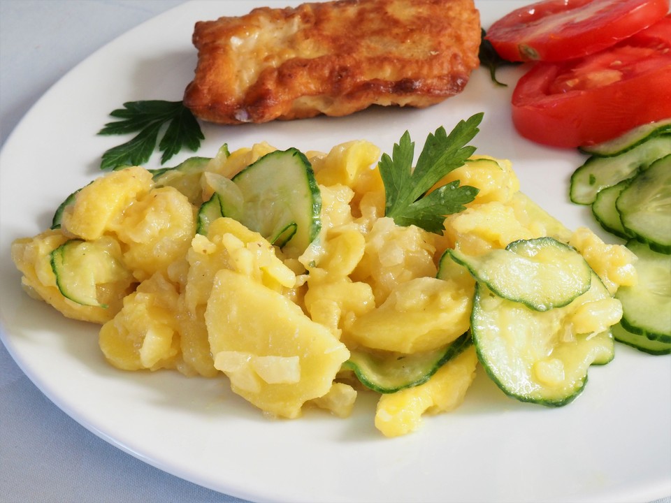 Nickys bayerischer Kartoffelsalat mit Gurke von Nicky0 | Chefkoch.de