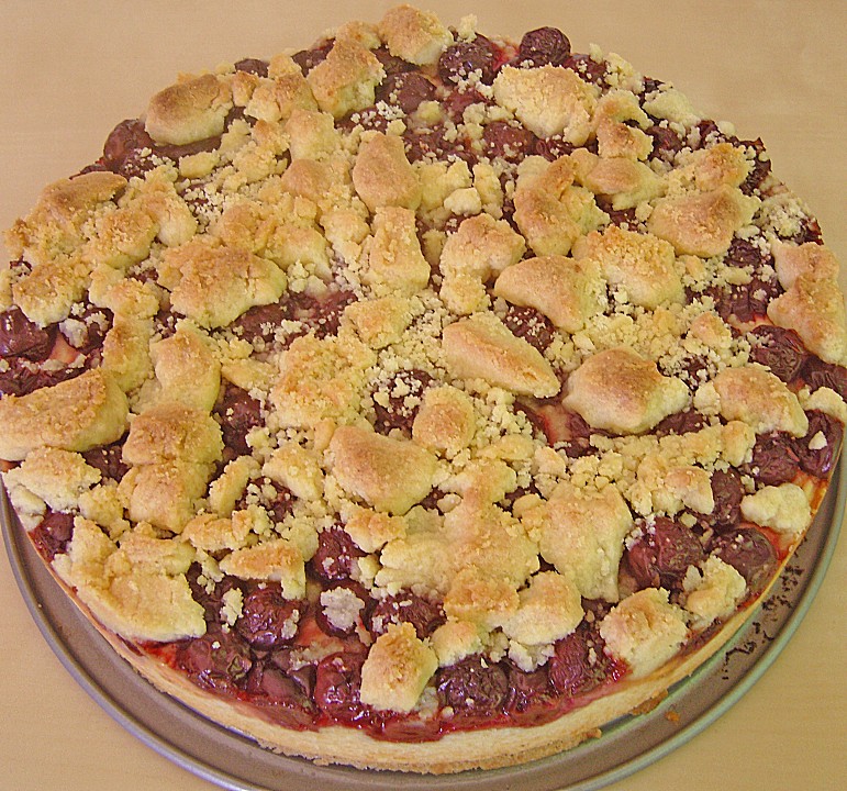 Beeren - Streusel - Käsekuchen mit Pudding von BWestner | Chefkoch.de