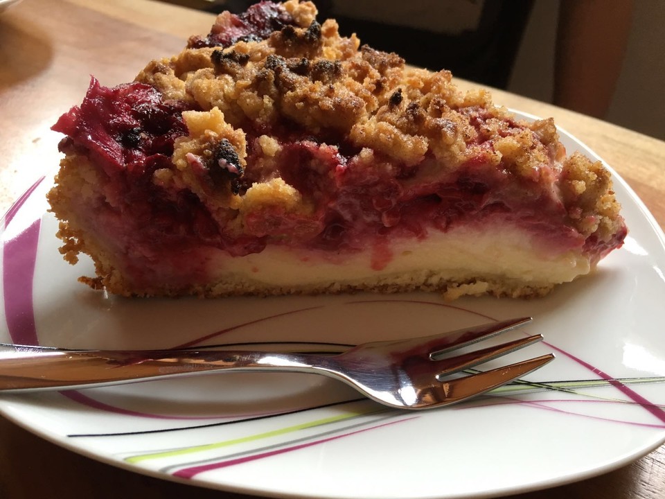 Beeren - Streusel - Käsekuchen mit Pudding von BWestner | Chefkoch.de