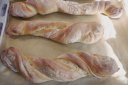 Gedrehtes Baguette à la Karin 100