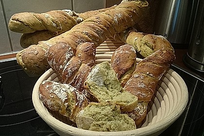 Gedrehtes Baguette à la Karin 80
