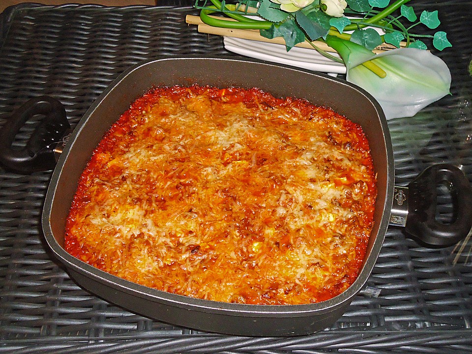 Kritharaki - Nudelpfanne mit Hackfleisch und Schafskäse von Barbara111 ...