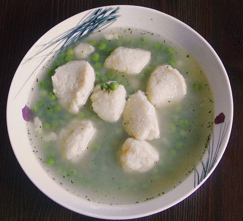 Schnelle Erbsensuppe mit Grießklößchen von 43tina | Chefkoch.de