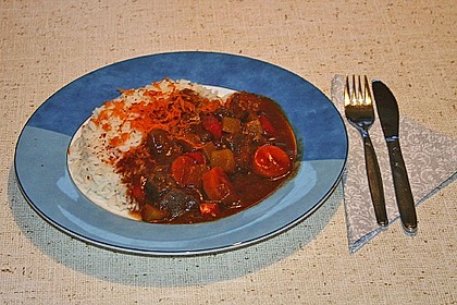 Gulasch Vom Rind Mit K Rbis Von Kochwichtel Chefkoch De