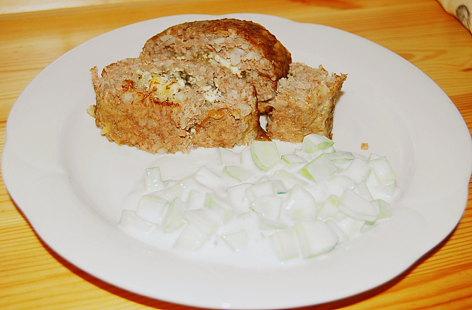 Griechischer Hackbraten und Gurkensalat mit Joghurt von tiggartatze ...