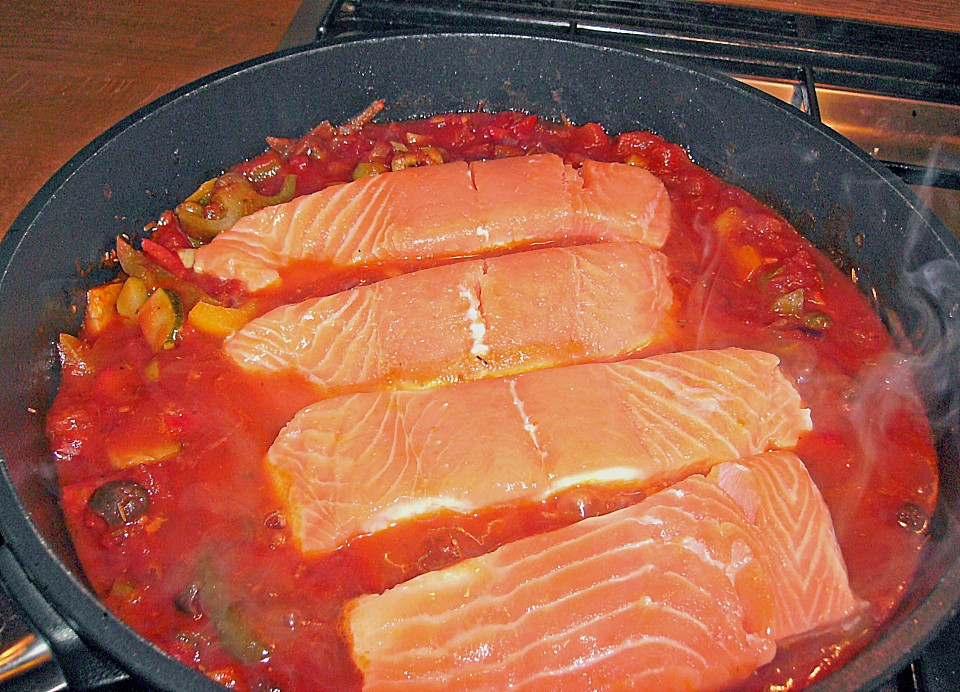 Lachs provenzalische Art von heimwerkerkönig | Chefkoch.de