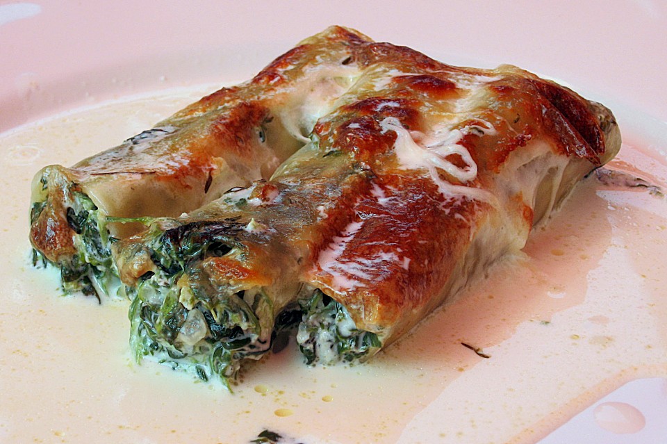 Cannelloni mit Spinat &amp; Ricotta von feuermohn | Chefkoch.de