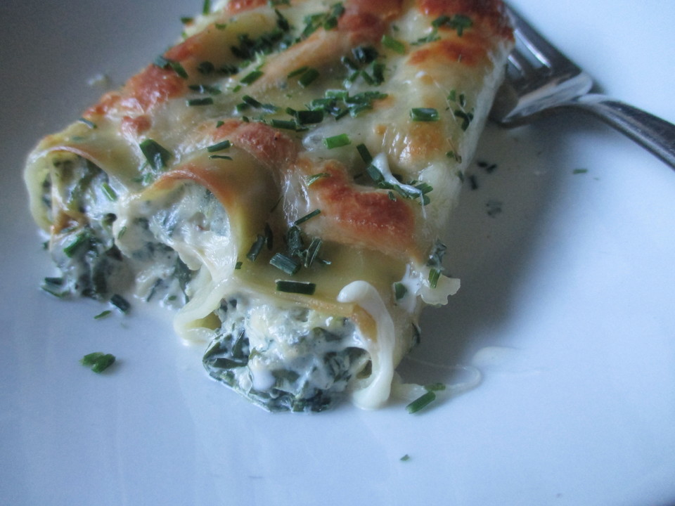 Cannelloni Mit Spinat & Ricotta Von Feuermohn | Chefkoch.de