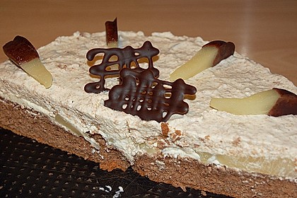 Birnen - Schokoladen Torte 7