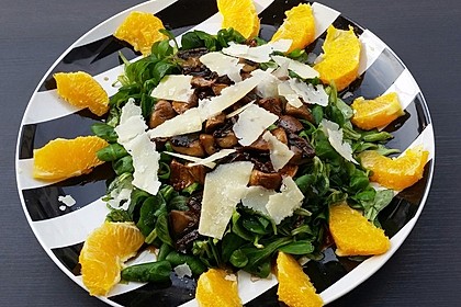 Salat mit Honigchampignons 28