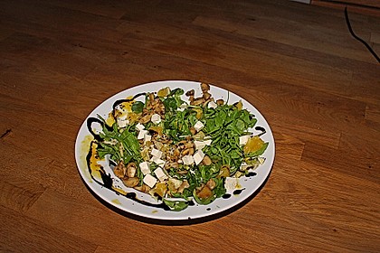 Salat mit Honigchampignons 42