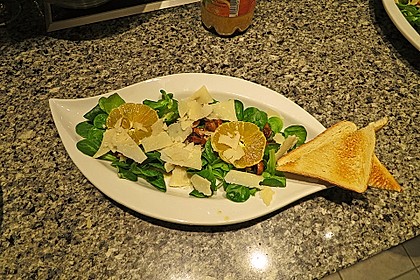Salat mit Honigchampignons 12