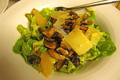 Salat mit Honigchampignons 24