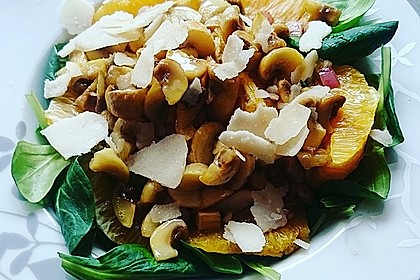 Salat mit Honigchampignons 20