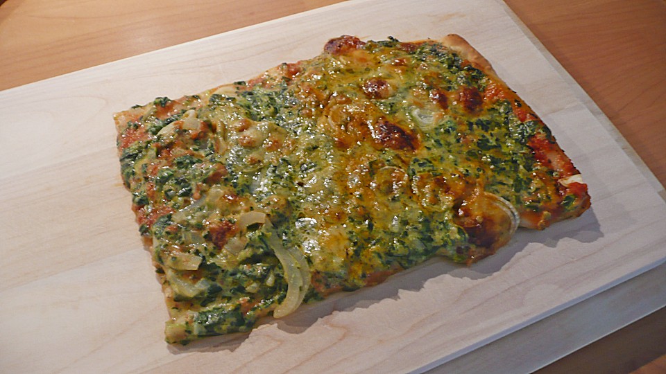 Spinatpizza von Piercingmama | Chefkoch.de