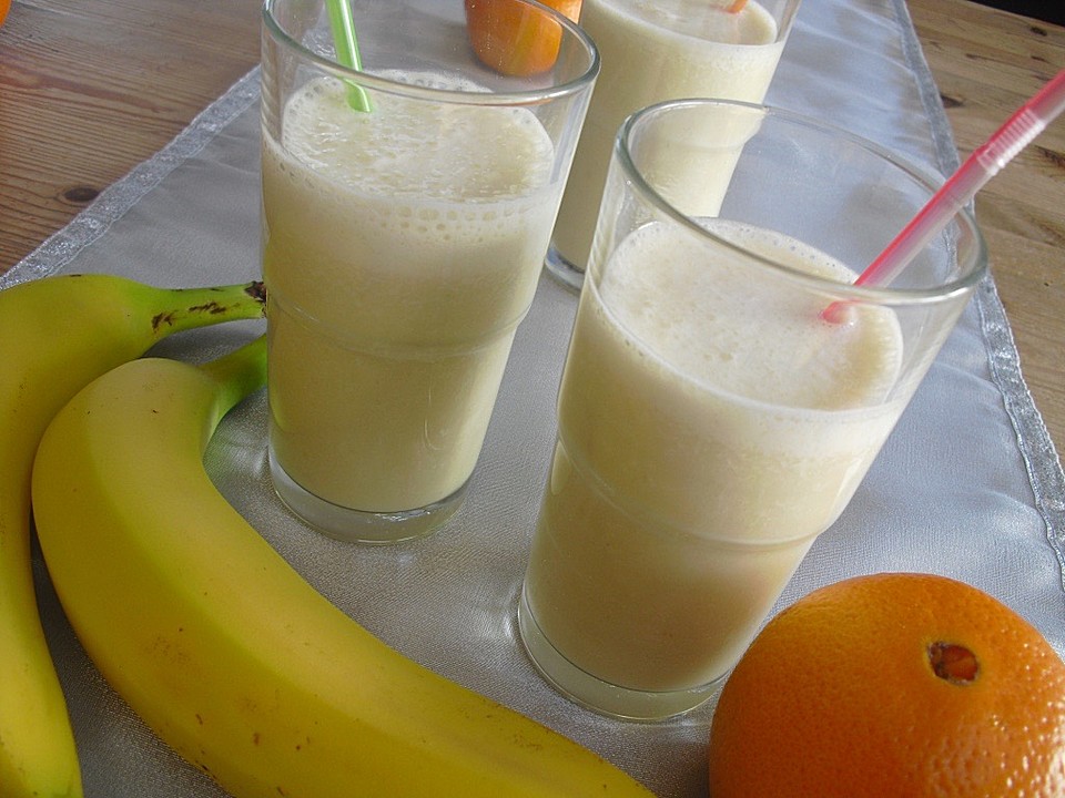 Bananen - Milch - Shake von mamatuktuk | Chefkoch.de