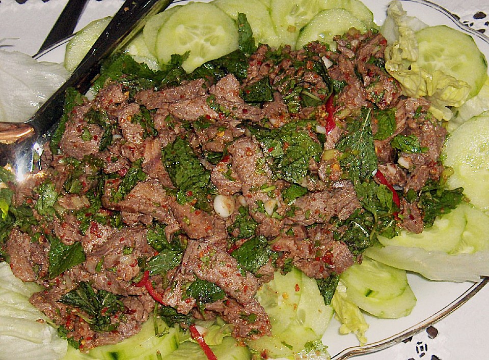 Pikanter thailändischer Rindfleischsalat von UlrikeM | Chefkoch.de