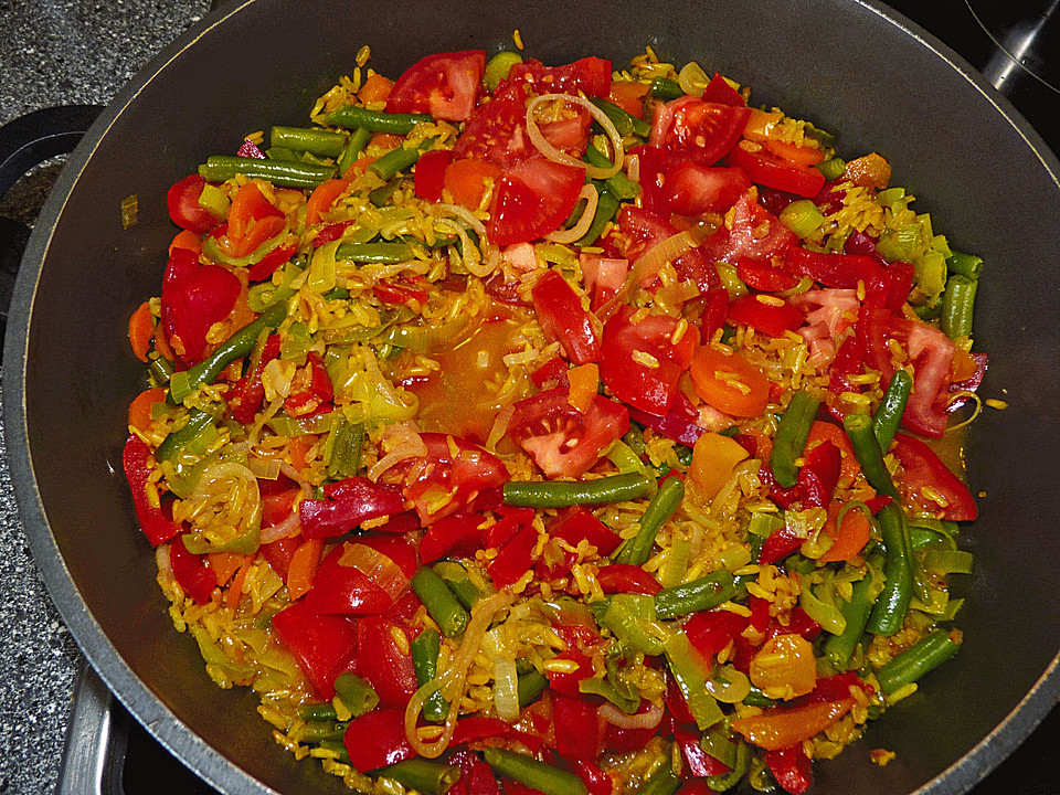 Paella de verduras von heimwerkerkönig Chefkoch.de