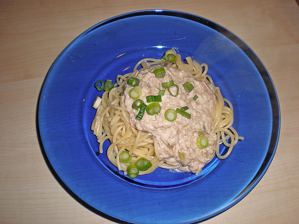 Spaghetti mit Thunfischsauce von zuckerpuppe6264 | Chefkoch.de