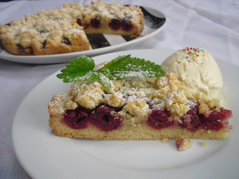 Kirsch Tarte mit Streusel von katipinky | Chefkoch.de