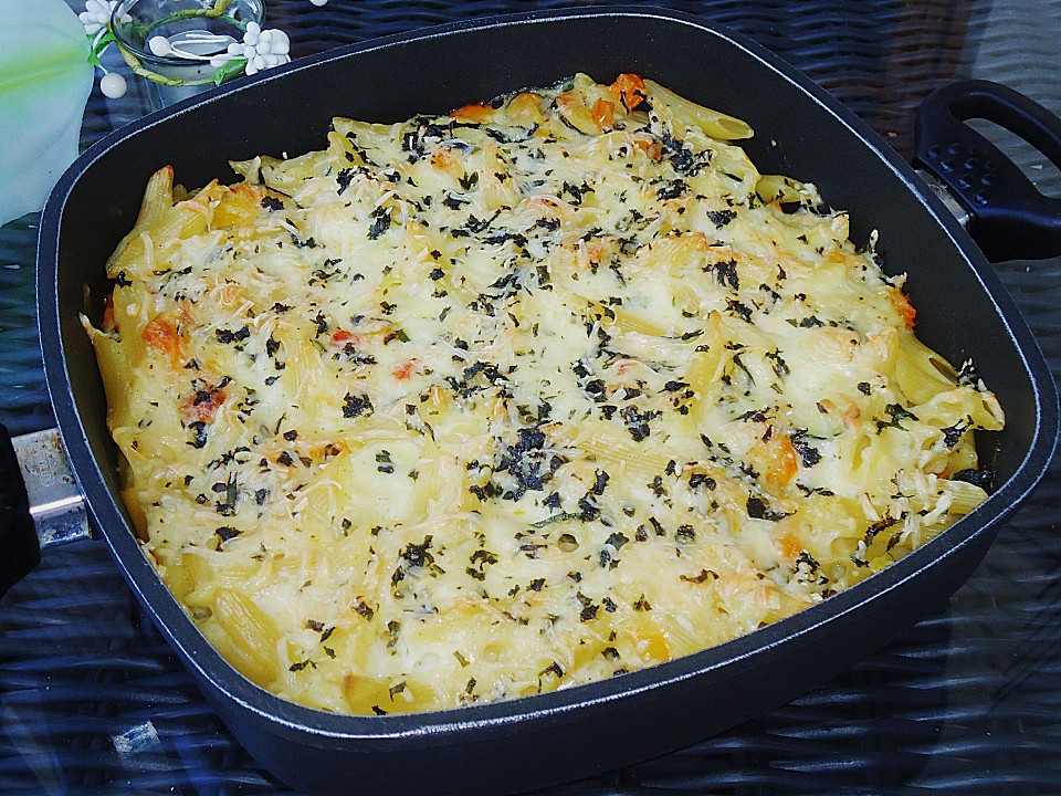 Nudelauflauf mit Zucchini und Paprika von LenchenR | Chefkoch.de